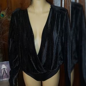 Zara Black bodysuit